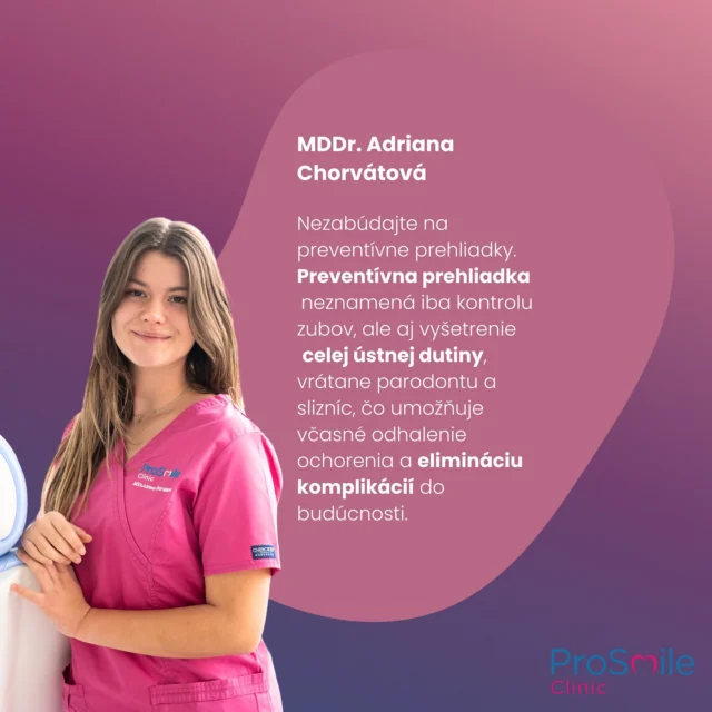 MDDr. Adriana Chorvátová 🦷